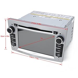 Rupse For 2004 2005 2006 2007 2008 2009 Opel Vauxhall Antana Astra Combo Corsa Meriva Tigra Vectra Vivaro Zafira 7 Inch Car DVD GPS Player in stock