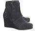 TOMS Women's Suede Boots Wedge Dark Grey 10002831 (SIZE: 8)