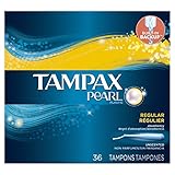 UPC 073010004559 product image for Pearl  plastic, Regular Absorbency Unscented Tampons, 36 Count | upcitemdb.com