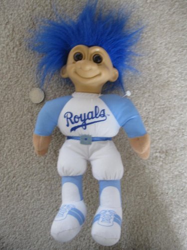 A Good Luck Royals Troll With Blue Hair
