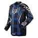 Fox Racing HC Plaid Jersey - Large/Blue/Black
