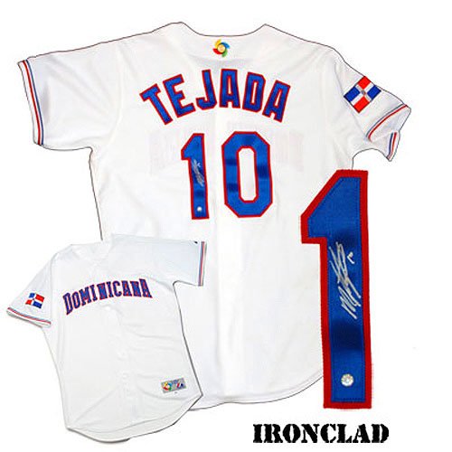 Ironclad Houston Astros Miguel Tejada Autographed World Baseball Classic Jersey