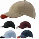 6 Panel Raver Bicolor Cord Cap Stirnanliegend in 5 Farben und Einheitsgrösse