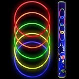 50 22" Premium Glow Stick Necklaces Assorted Colors Glowsticks