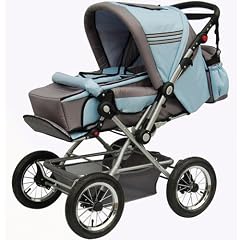 KDW01blaugrau Kombi Kinderwagen