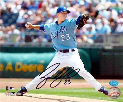 Zack Greinke Autographed/Hand Signed 8x10 Photo (Kansas City Royals)