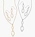 Jewelry : Avon Double Drop Necklace Gift Set Silvertone