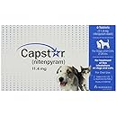 Novartis Capstar Flea Tablets for Dogs and Cats, 6 Count, 2-25 lbs, Blue