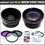 Essential Lens Kit For Nikon D3100 D5100 Digital SLR Camera Which Have Any  ....