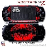 Big Kiss Red on Black WraptorSkinz Skin and Screen Protector Kit fits Sony  ....