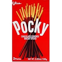 Glico - Chocolate Pocky Biscuit Sticks - 2.82 Oz (2 Packs) -- Buy 19 Get 20 Shipped