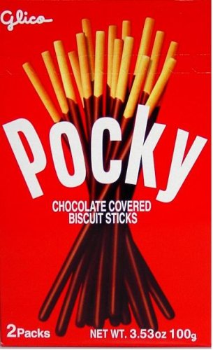 Glico - Chocolate Pocky Biscuit Sticks - 2.82 Oz (2 Packs) -- Buy 19 Get 20 Shipped! by Glico