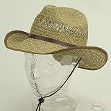 Assorted Safari Straw Hat - Brown