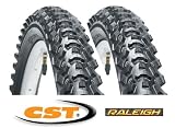 from CST Raleigh CST Eiger Mountain Bike Tyre 26 x 1.95 - PAIR
