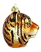 Old World Christmas Tiger Head Glass Holiday Ornament