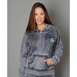 5th and Ocean Miami Dolphins Womens Burnout Jersey Full Zip Hooded Sweatshirt Extra Large