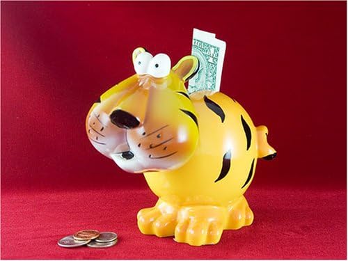 Bobble Head Tiger Piggy Bank - Funny