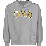 NCAA UAB Blazers Youth Ash Arch Applique Pullover Hoody