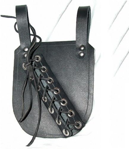 Large Leather Renaissance Rapier Frog Black