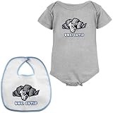 North Carolina Tar Heels Ash Cutie Creeper & Bib