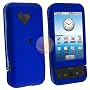 Clip-on Rubber Coated Case w/ Belt Clip for HTC G1 Google, Dark Blue
