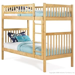Atlantic Furniture AB61105 Arizona Twin Twin Bunk Bed