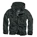 Surplus Vintage Suprene Jacke / M65 Parka (Grösse L, schwarz-gewaschen)