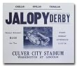 1950 Culver City Stadium Jalopy Poster Print