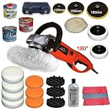 Produkt-Bild: Poliermaschine + Set13 inkl. Politur, Schleifpaste, Felgenreiniger und Polsterreiniger