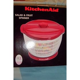 RED KitchenAid Professional Series Salad & Fruit Spinner -- NEW IN BOX