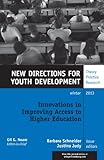 Innovations in improving access to higher education