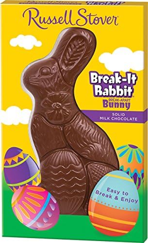 Russell Stover Candies Solid Milk Chocolate Break-It Rabbit, 11 oz.