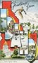 GREETINGS FROM IDAHO SKI WINTER SPORTS SUN VALLEY USA VINTAGE POSTER REPRO