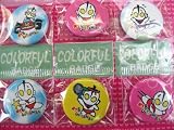 72 New Assorted Ultraman M78 Buttons Pins