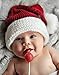 Huggalugs Baby Toddler Children or Adult Snowy Santa Stocking Hat S