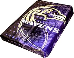Royal Plush Blanket Throw 60" x 80" - Baltimore Ravens