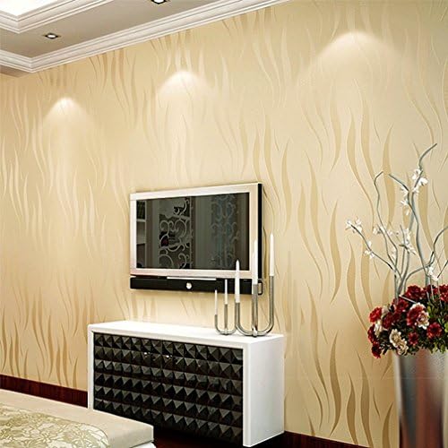 Trendy source Textured Wallpaper, Modern Non-Woven 3D Wave Pattern Environmental Protection Wallpaper Bricks for Living room, Bedroom and TV Background,One Roll Wallpaper Purple 21.7" x 393.7"