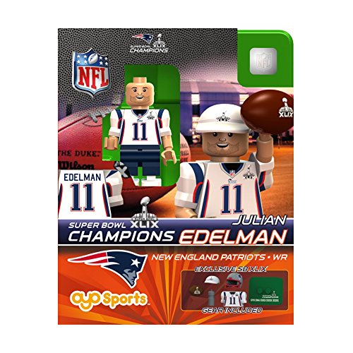 Julian Edelman OYO NFL New England Patriots G2 Series 4 Super Bowl XLIX Champions Mini Figure Limited Edition
