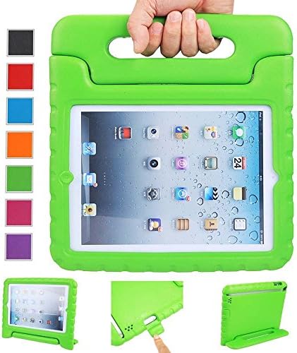 iPad Mini Case, Anken iPad mini 2 Kids Case - [Drop Protection] Light Weight Shock Proof Convertible Handle Stand Kids Friendly for Apple iPad mini 1 / iPad mini 2 / iPad mini 3 (Green)