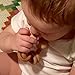 Wooden Baby Toy - Teether Rattle by Mary & Kate; Montessori Inspired Sensory Baby Teething Toy Made in USA with Maple Wood; Organic, Eco-Friendly, BPA-free, Non-Toxic. 100% Satisfaction Guaranteed
