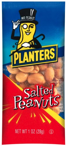 Planters Peanuts, Salted, 1-Ounce Units (Pack of 100) by Planters