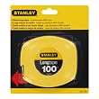 Stanley 34-106 Long Tape Measure, 1/8" Graduations, 100 ft., Yellow