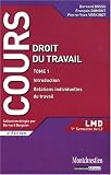 Revue Montchrestien  / Droit du travail : Tome 1, Relations individuelles du travail