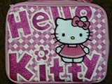 Hello Kitty Pink Lunch Box with Carrying Handle and Shoulder Strap