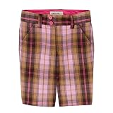Girls' Cherokee Plaid Bermuda Shorts - Brown