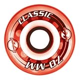 Kryptonics Krypto Classic Skateboard Wheels (70mm, Red)