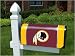The Party Animal Washington Redskins Mailbox Cover