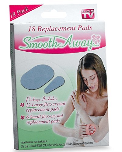 Smooth away hair removal [18 replacment pads] as seen on tv