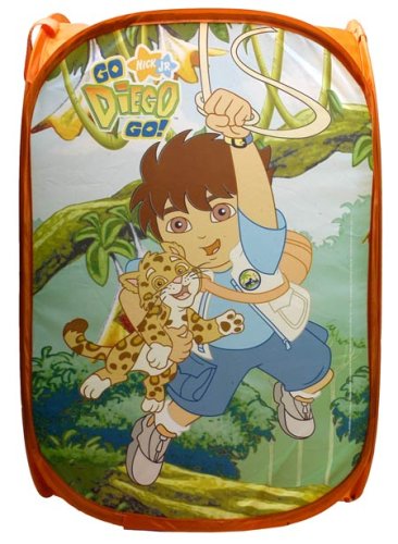 Childrens Toyshop  Toys : Go Diego Go Pop Up Room Tidy - Ideal Toy Storage