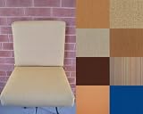 22(w) 44(d) 4(h) - ONE Outdoor 22" SEAT & BACK Deep Seating Club Chair Cushions, Canvas Cork